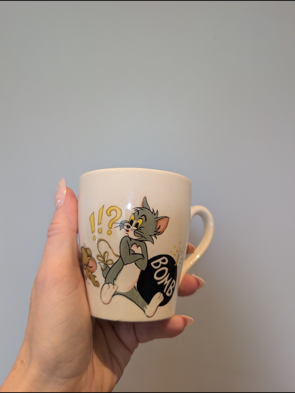 Tom & Jerry Ceramic Mug - White with Cartoon Graphic - Picture 8 of 8